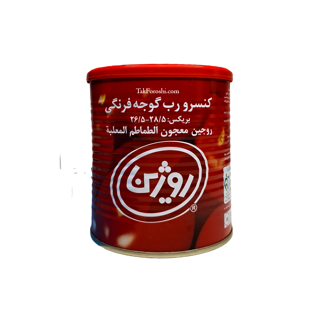 رب گوجه فرنگی روژین کلیددار 1 کیلویی