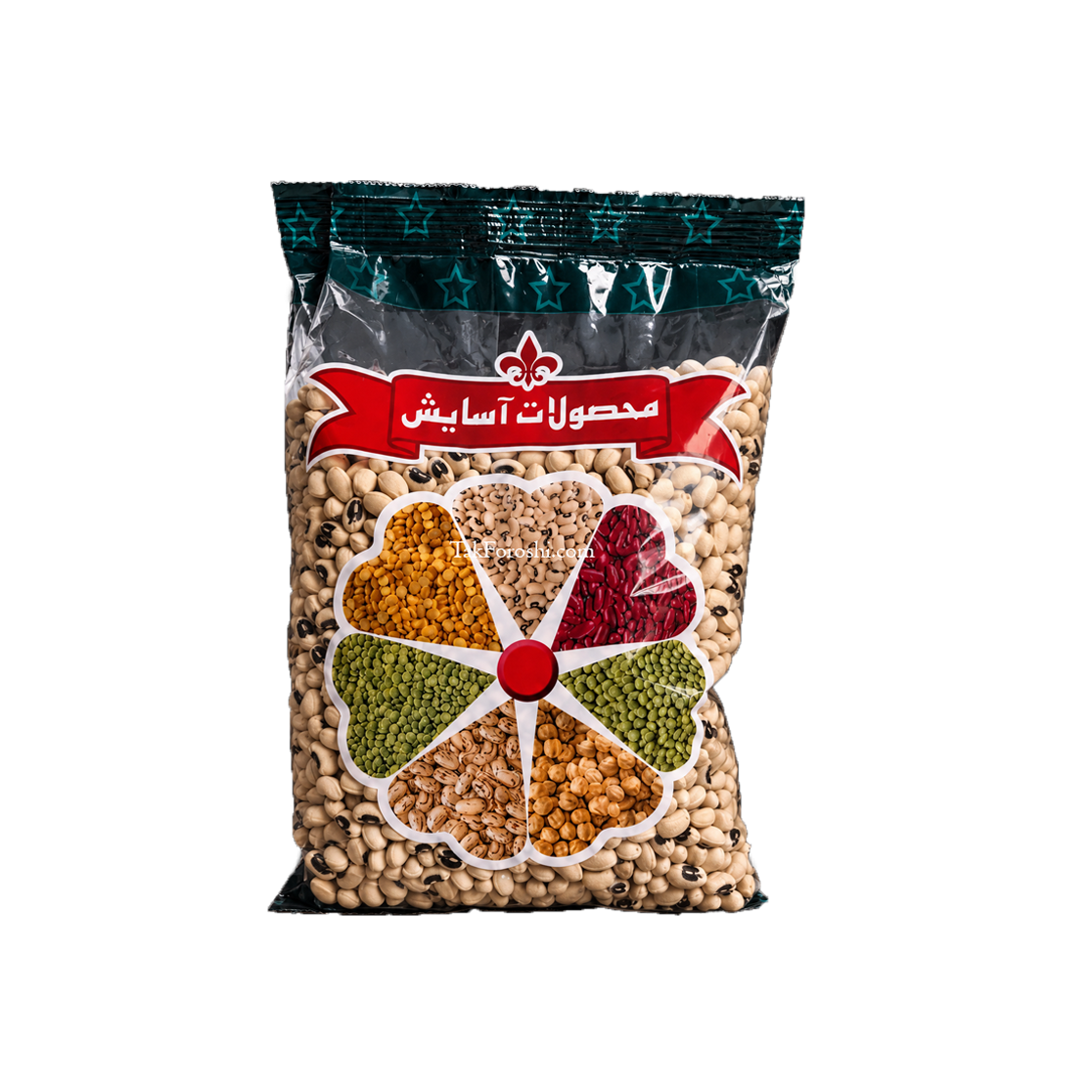 لوبیا چشم بلبلی آسایش 700 گرمی